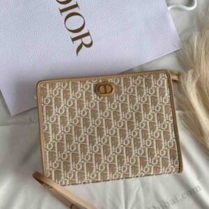 Affordable Dior 30 Montaigne Denim Dea Pouch | Bags Dubai - Luxury Master Copy Dubai